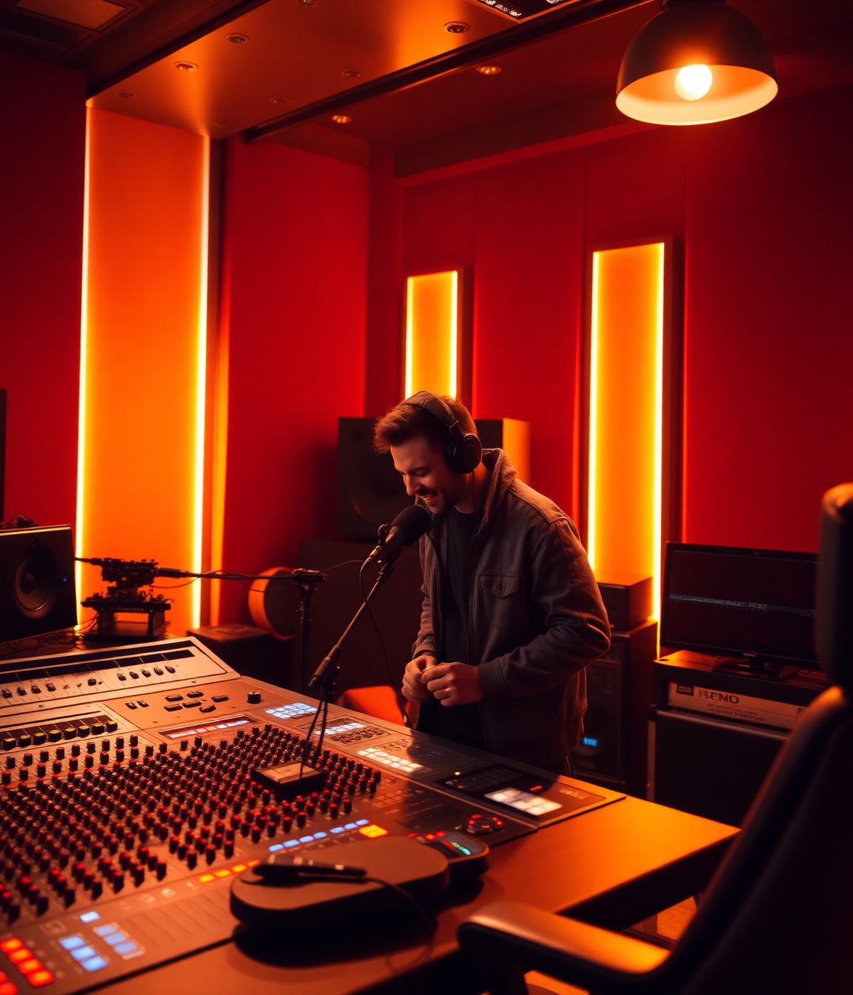 TMR studio session